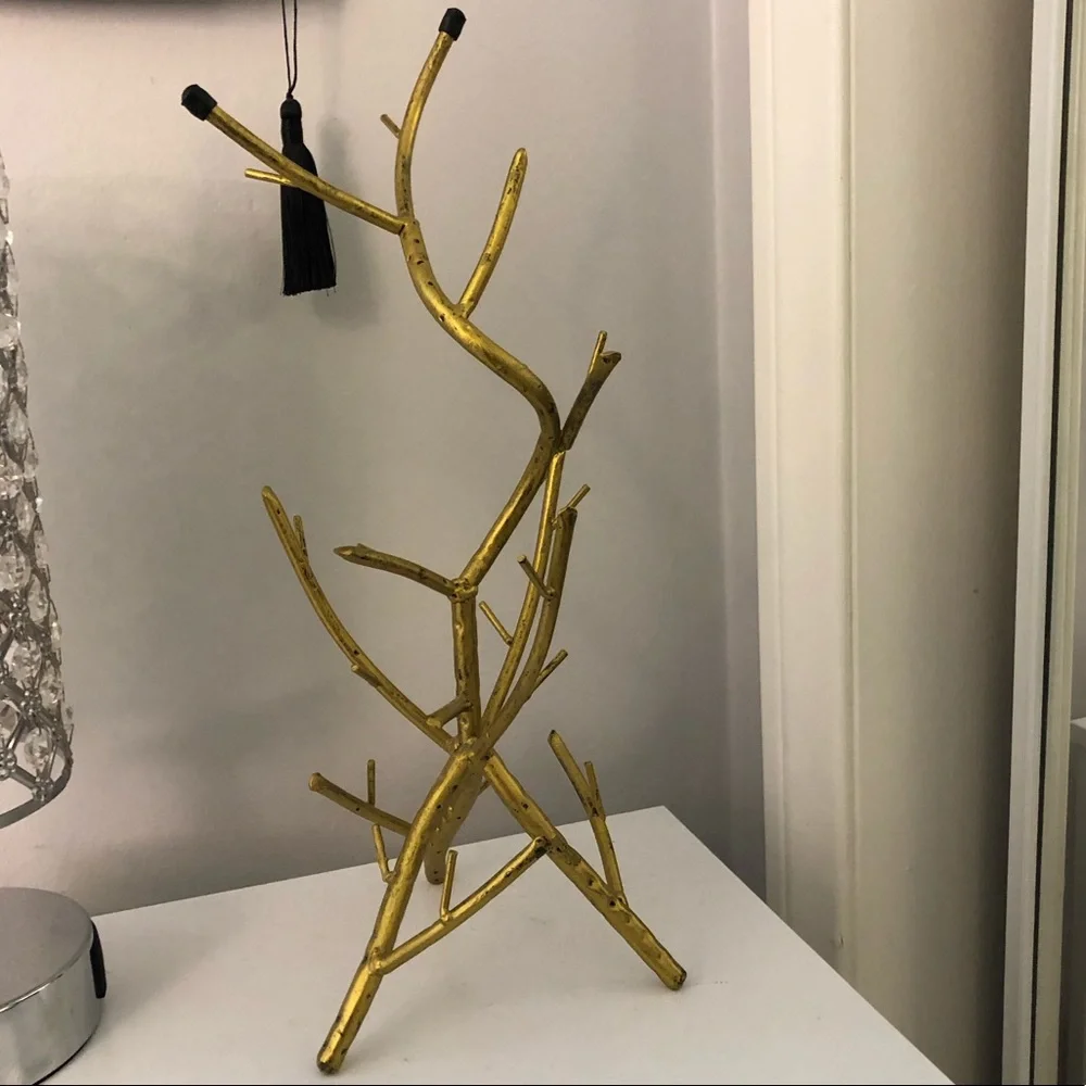 Gold Jewelry Stand/Organizer